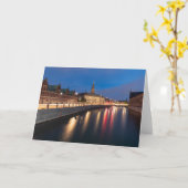 Carte Copenhague Danemark (Fleur jaune)
