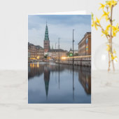 Carte Copenhague Danemark (Fleur jaune)