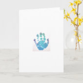 Carte Copie de la main de Jackson (Fleur jaune)