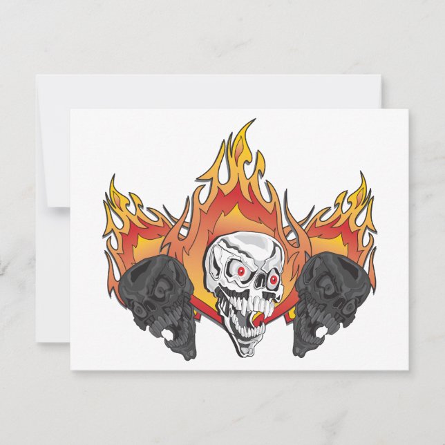 Carte Copie des crânes flambants (Devant)
