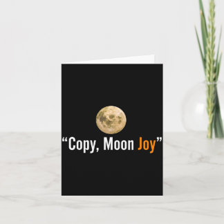 Carte Copie Lune Joie Drôle Citation Lunaire Graphique
