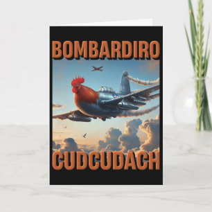 Carte Coq d'avion Bomrdiro Cudcudach italien Brainrot