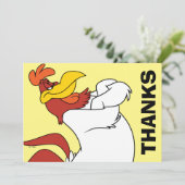 Carte Coq de Barnyard les bras croisés (Debout devant)