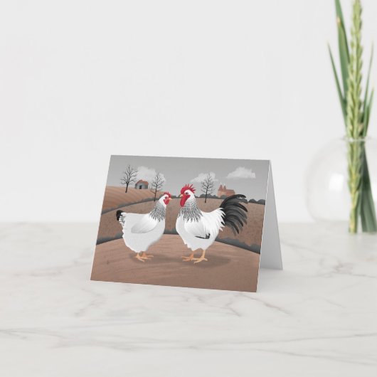 Carte Coq et Poule (Devant)