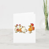 Carte Coq Et Poules (Devant)