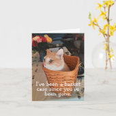 Carte Coque de panier (Fleur jaune)