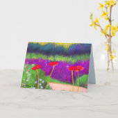 Carte Coquelicots dans Millenium Park Chicago (Fleur jaune)