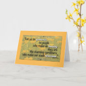 Carte Coquelicots orange vous manquent Typographie Citat (Fleur jaune)