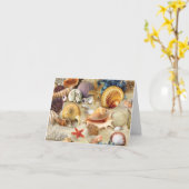 Carte Coques de mer sur la plage (Fleur jaune)