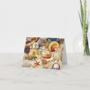 Carte Coques de mer sur la plage