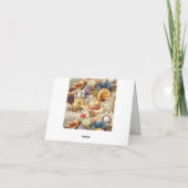 Carte Coques de mer sur la plage (Dos)