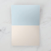 Carte Coques de plage colorées Nota blanc (Intérieur)