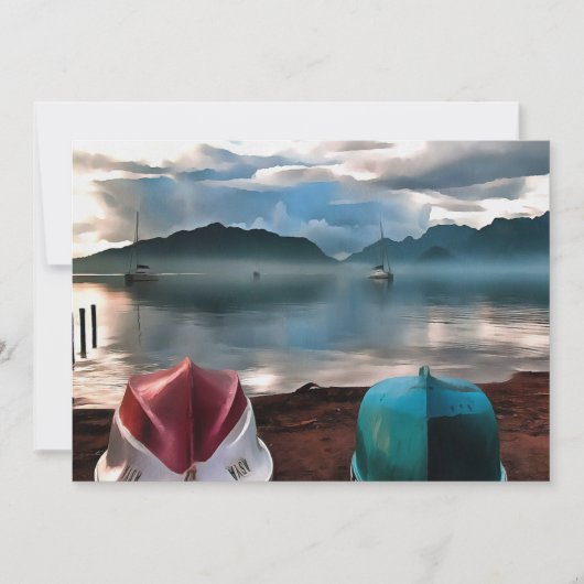 Carte Coques des bateaux et marmaris Hiver (Devant)