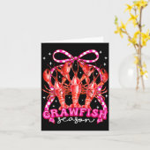 Carte Coquette Bow Crawfish Boil Season For Men Women Ki (Fleur jaune)