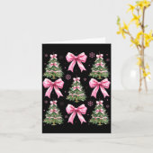 Carte Coquette Bow Nk Christmas Tree Xmas Pajamas Women  (Fleur jaune)