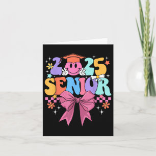 Carte Coquette Bow Senior 2025 Cl Of 2025 Graduation Smi