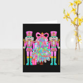 Carte Coquette Christmas Tree Nk Nutcrackers Xmas Women  (Fleur jaune)