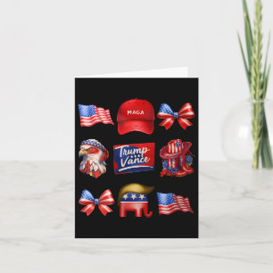 Carte Coquette Fille Trump Vance 2024 Fille Trump Républ