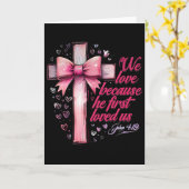 Carte Coquette Jésus Saint-Valentin Arbalète Amour Chrét (Fleur jaune)