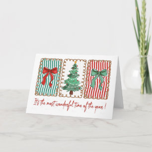 Carte Coquette Noël Plus Beau Moment De L'Année