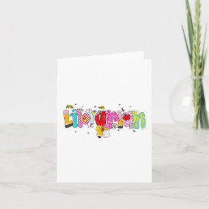 Carte Coquette Pencil Bow Librairie Retour À L'École Liv