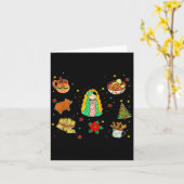 Carte Coquette Tis The Season Mexican Christmas Spanish  (Fleur jaune)