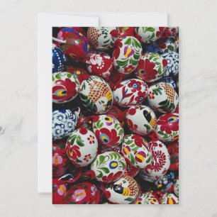 Carte Coquillages d'oeufs peints à la main, Budapest, Ho