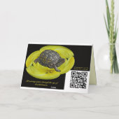 Carte Coquillages Joyeux Anniversaire Coordonner les art (Dos)