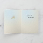 Carte Coquille sur la plage Progrès Encouragement sur la (Intérieur)