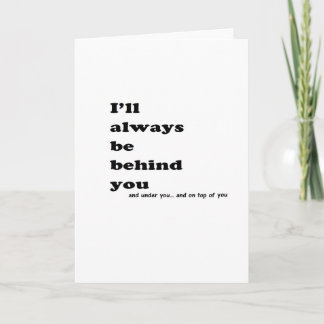 carte coquine derrière toi cadeau petite amie sexy