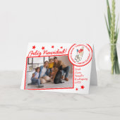 Carte Coquito Season Custom Photo Text (Devant)