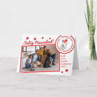 Carte Coquito Season Custom Photo Text