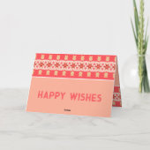 Carte Corail Rose Et Brown Rusteux (Dos)