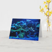 Carte Corail tropical (Fleur jaune)