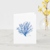 Carte Coral Greeting Card (Fleur jaune)