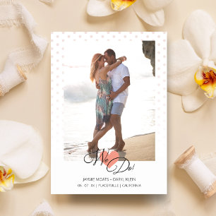 Carte Coral Heart Nous Citons Pois Photo Mariage