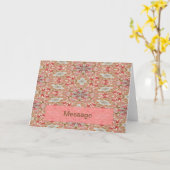 Carte Coral Kaleidoscope (Fleur jaune)