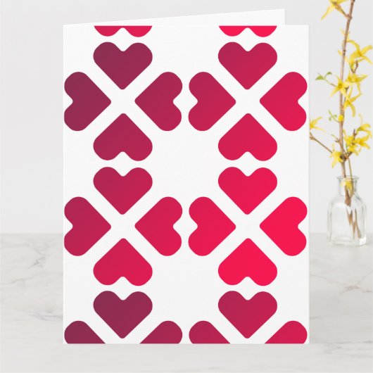 Carte corazones de amor (Fleur jaune)