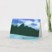 Carte Corbeau en hiver (Dos)