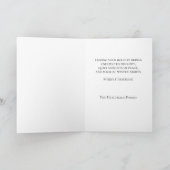 Carte Corbeau plaid gothique d'hiver (Intérieur)