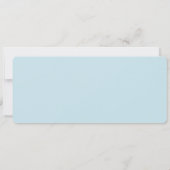 Carte Corde en bois bleu marine Starfish (Dos)