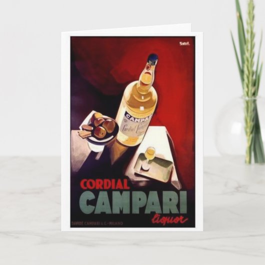Carte Cordial Campari (Devant)