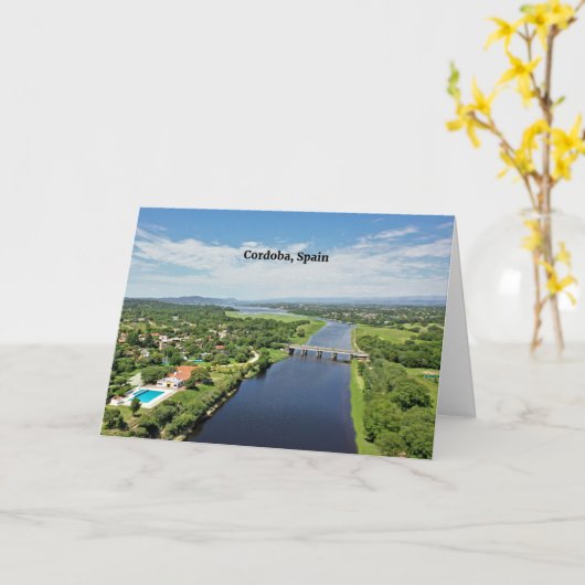 Carte Cordoue, Espagne (Fleur jaune)