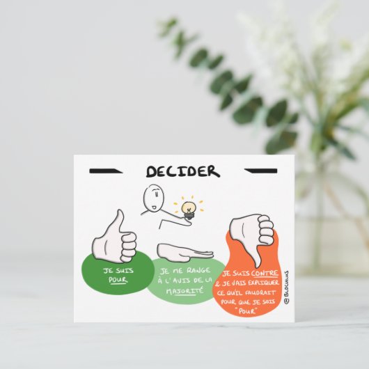 Carte Core Protocol : Decider (Debout devant)