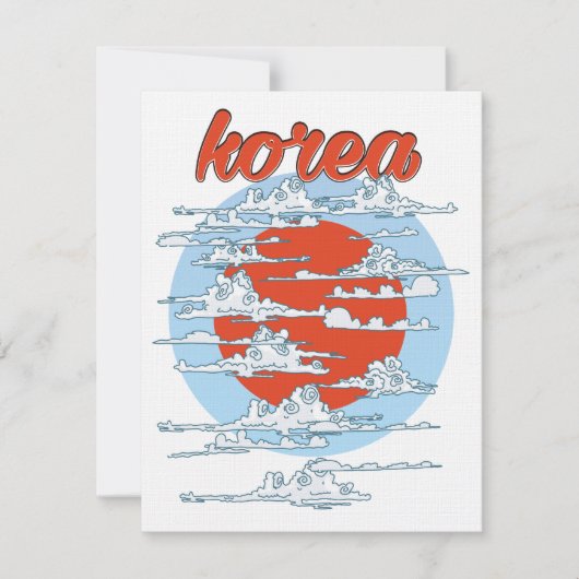 Carte Corée (Devant)
