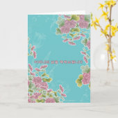 Carte Coréen "le jour de mère heureux " (Fleur jaune)