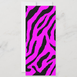 Carte Corey Tiger 80s Rayures de Tigre (Rose)