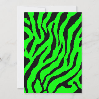 Carte Corey Tiger Rayures de Tigre 80s (Vert)