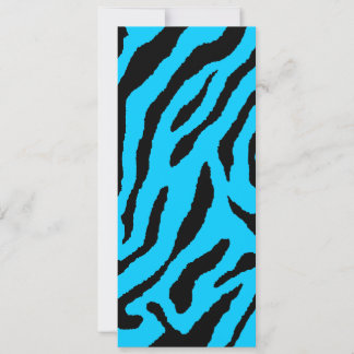 Carte Corey Tiger Rayures Tigre 80s (Bleu)