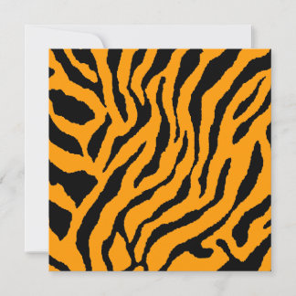 Carte Corey Tiger Rayures Tigre 80s (Orange)